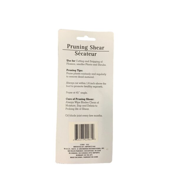 Garden Collection New Pruning Shears Scissors #893 Purple Handle - Picture 2 of 2